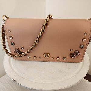 Coach 1941 Dinky w/Crystals NWT Nude Pink